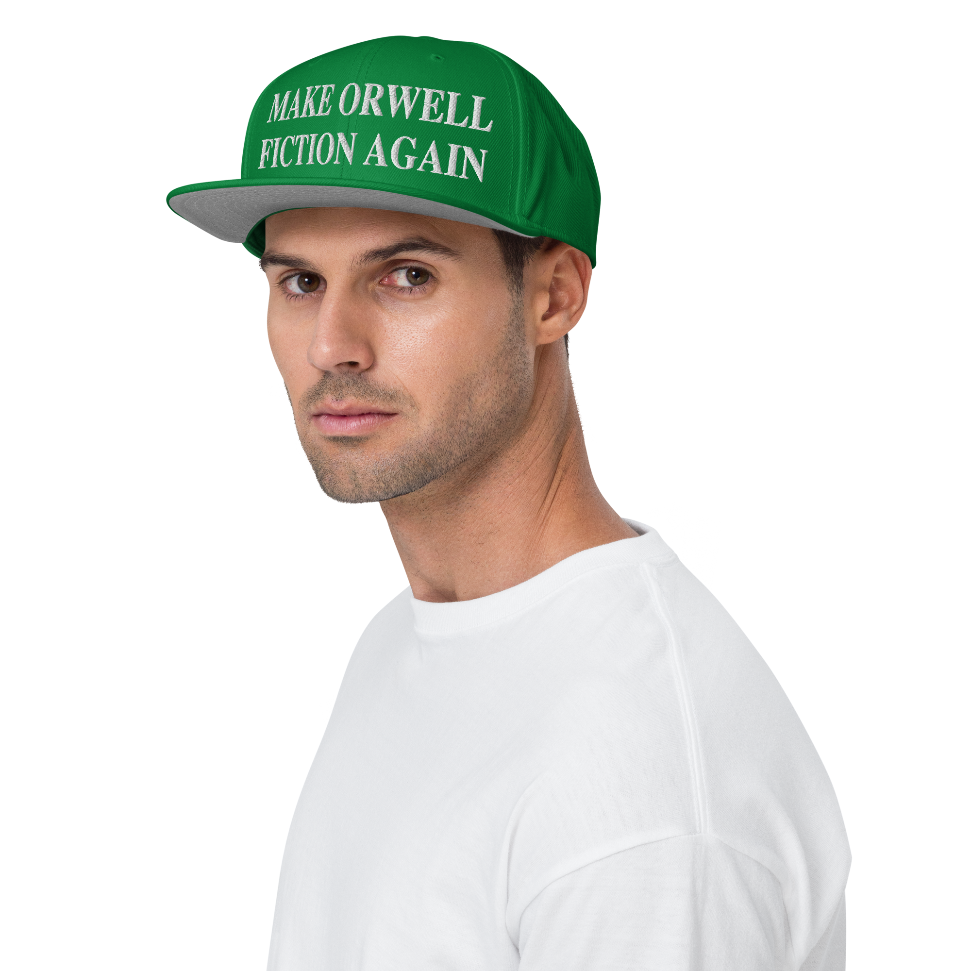 Make Orwell Fiction Again - Premium Snapback Hat