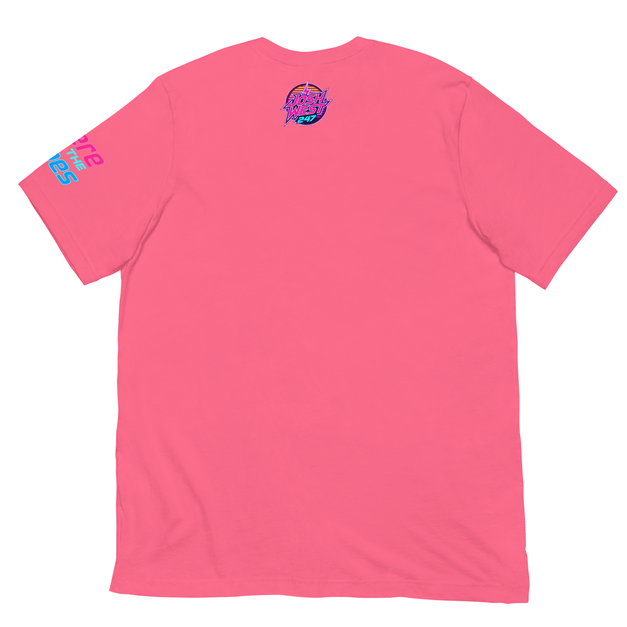 Rad Adventure Plaid T-Shirt - "Nightrun" (Miami Pink)