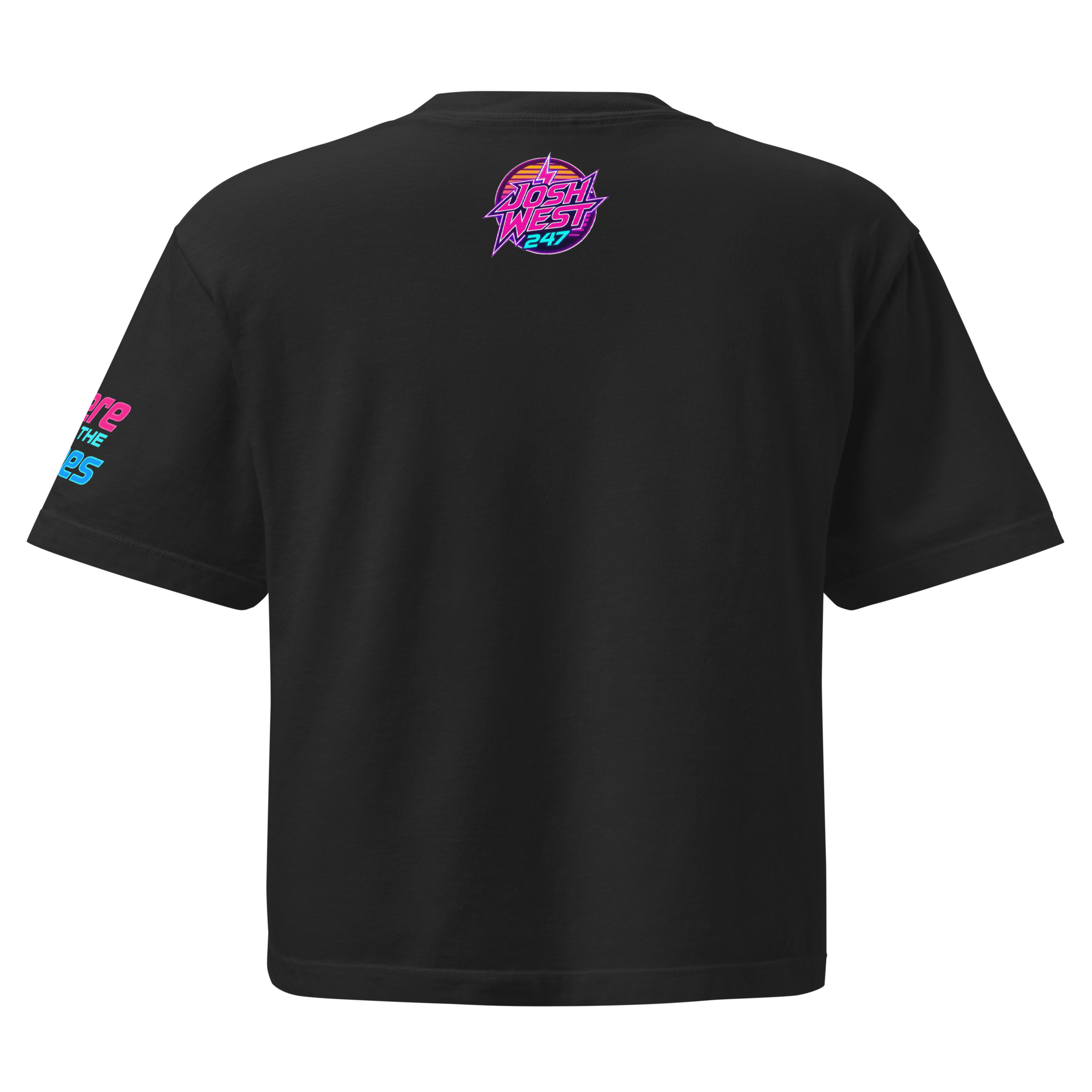 Women’s Rad Adventure Plaid Ultra-Premium Boxy Tee "Night Run"