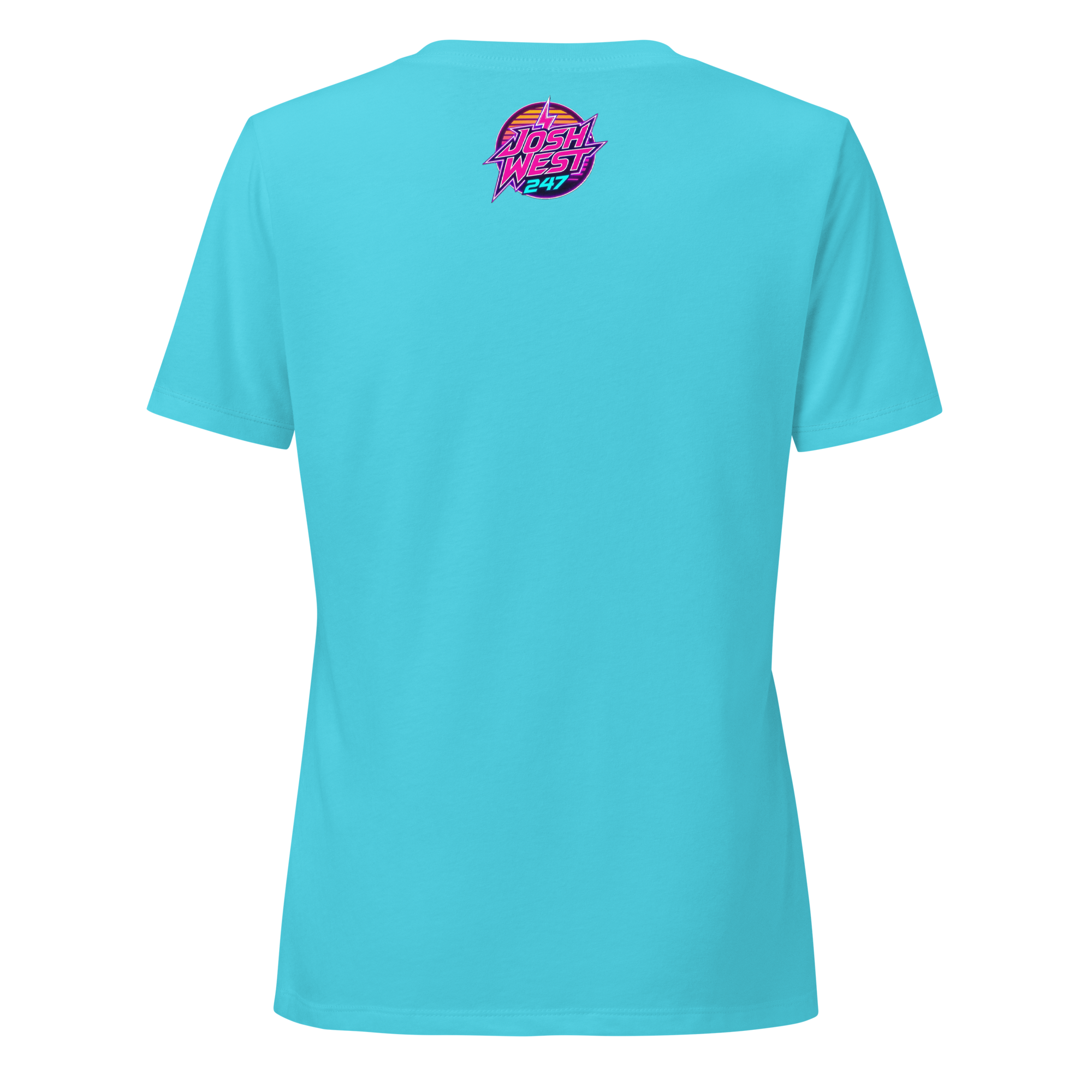 Classic Women’s JoshWest247 V-neck Tee "Here For The Vibes"